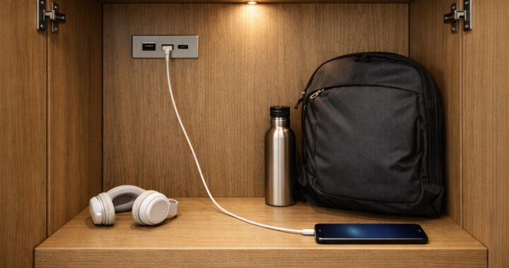 ¿Tiene sentido incorporar cargador USB en una taquilla profesional?