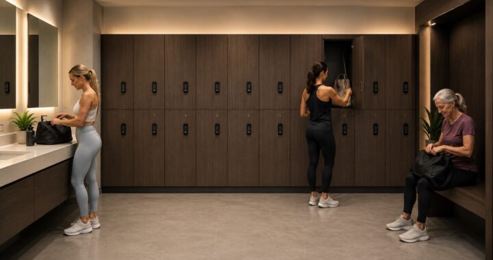 ¿Está preparado también el vestuario para el nuevo usuario del gimnasio?